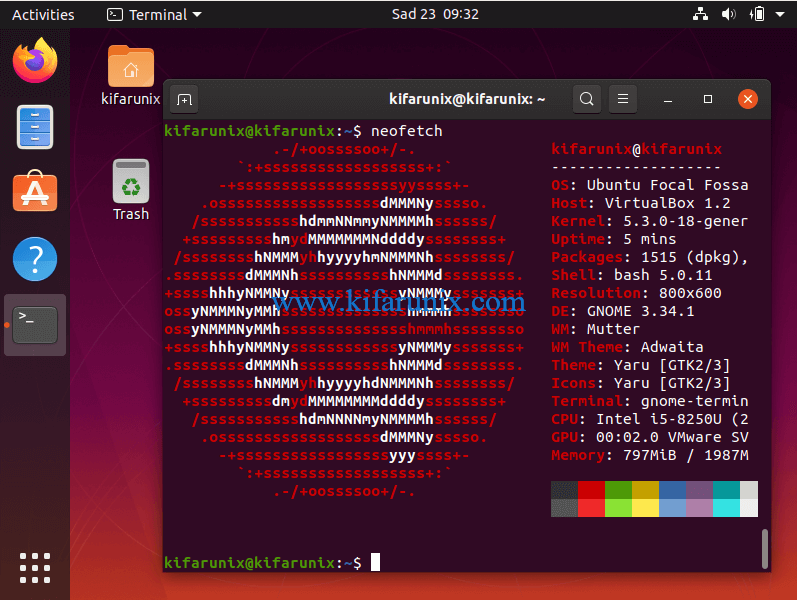 virtualbox ubuntu screen size